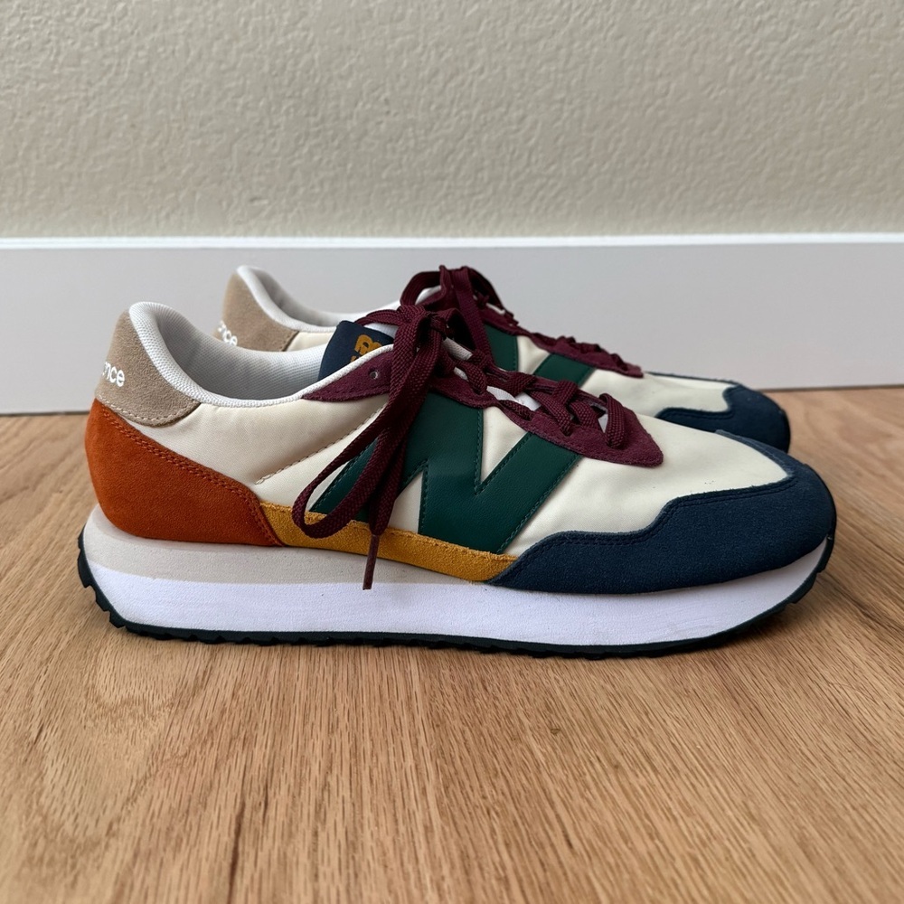 New Balance 237 Beige Nightwatch Green Sneakers Men’s 10.5